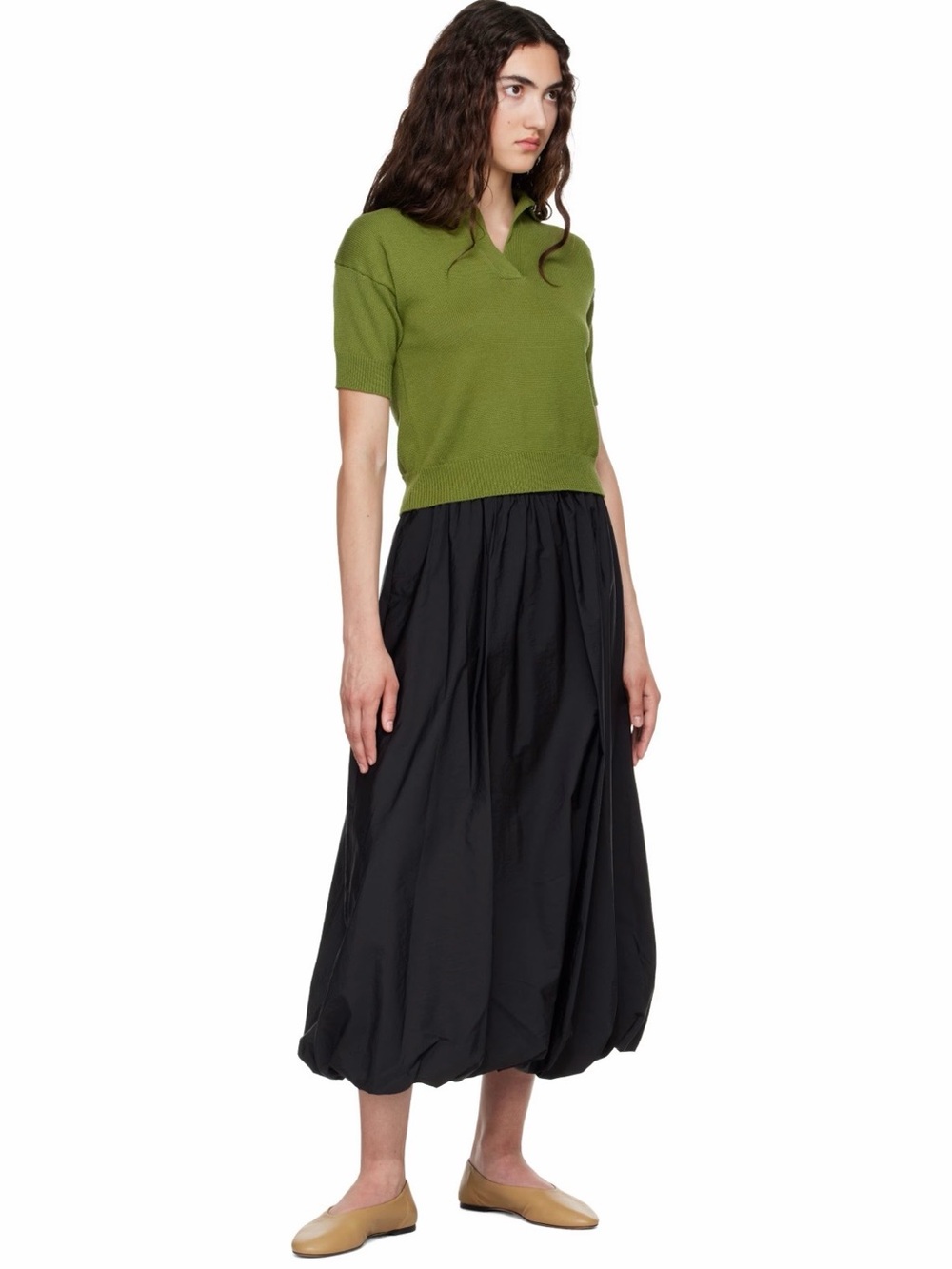 Black Ciurma Midi Skirt- XS